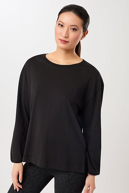 Longsleeve Wide Black via Shop Like You Give a Damn