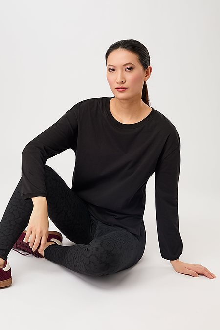 Longsleeve Wide Black from Shop Like You Give a Damn