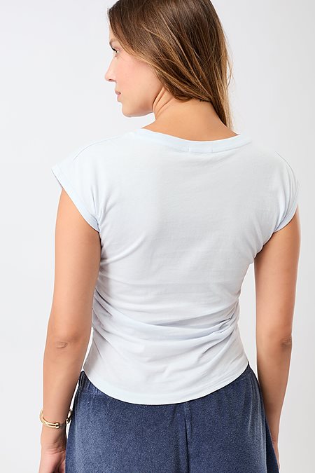 Top Side Ruffled Baby Blue from Shop Like You Give a Damn