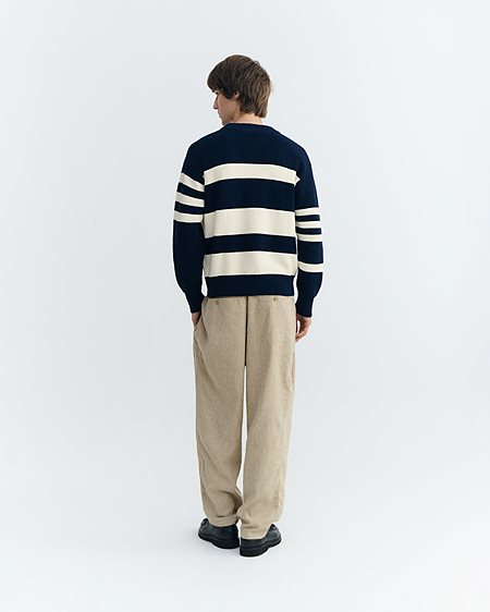Sweater Jersey Santos Striped Navy from Shop Like You Give a Damn