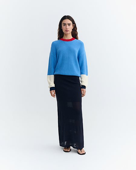 Sweater Carmen Blue from Shop Like You Give a Damn