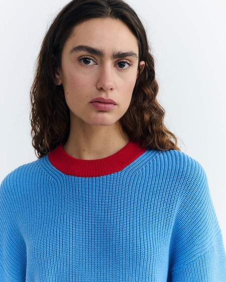 Sweater Carmen Blue from Shop Like You Give a Damn