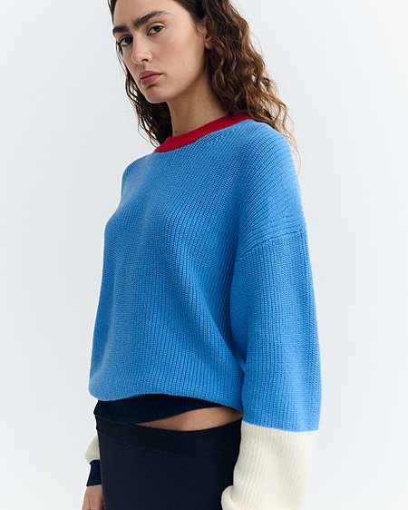 Sweater Carmen Blue from Shop Like You Give a Damn