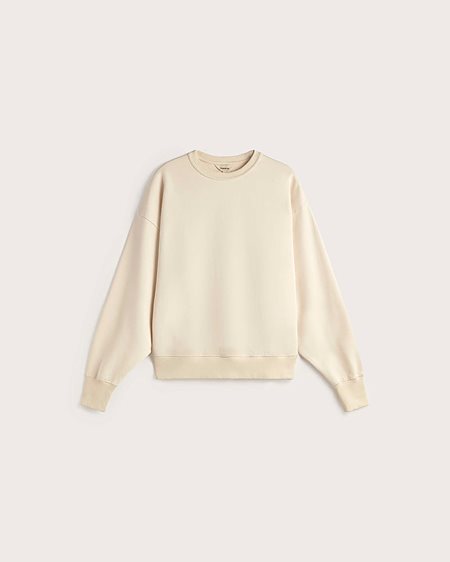 Sweatshirt Jodie Hand Embroidered Cream from Shop Like You Give a Damn