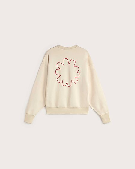 Sweatshirt Jodie Hand Embroidered Cream from Shop Like You Give a Damn