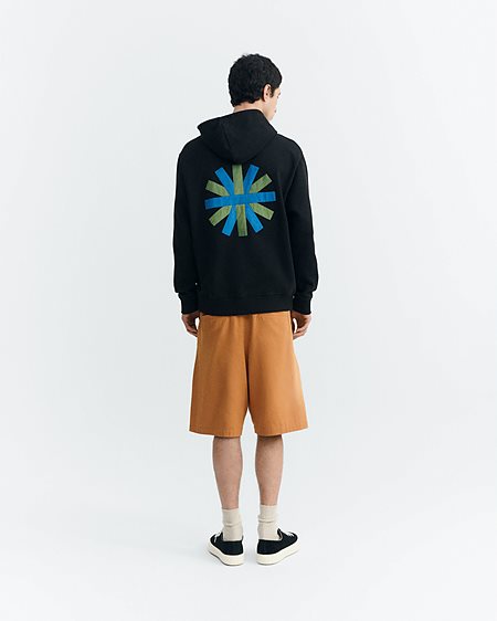 Sweatshirt Simon Sun Patch Back Black via Shop Like You Give a Damn