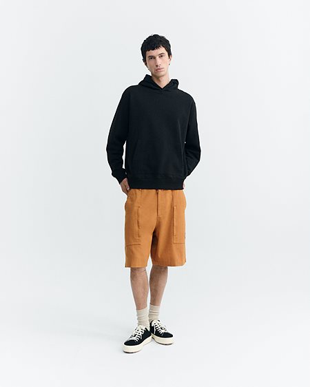 Sweatshirt Simon Sun Patch Back Black from Shop Like You Give a Damn