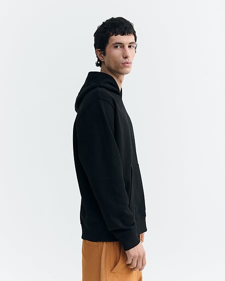 Sweatshirt Simon Sun Patch Back Black from Shop Like You Give a Damn