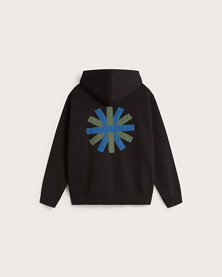 Sweatshirt Simon Sun Patch Back Black from Shop Like You Give a Damn