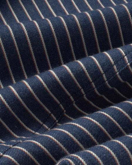 Pants Stan Straight Natural Dye Stripes Blue from Shop Like You Give a Damn