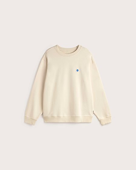 Sweatshirt Leon Blue Sun Back Raw Cream from Shop Like You Give a Damn
