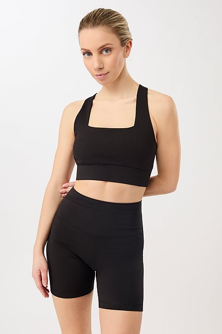 Bra French Neck Black via Shop Like You Give a Damn