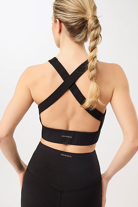 Bra French Neck Black from Shop Like You Give a Damn