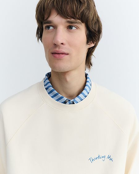 Sweatshirt Dori Pepe Patched Cream from Shop Like You Give a Damn