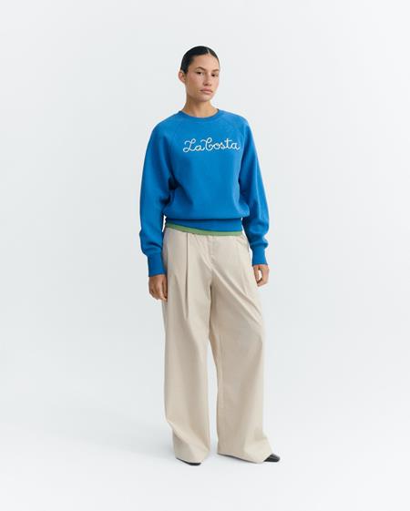 Sweatshirt Bonnie Coast Hand Embroidered Blue from Shop Like You Give a Damn
