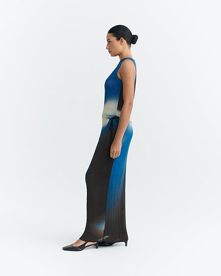 Long Skirt Pauline Glass Pleated Brown from Shop Like You Give a Damn