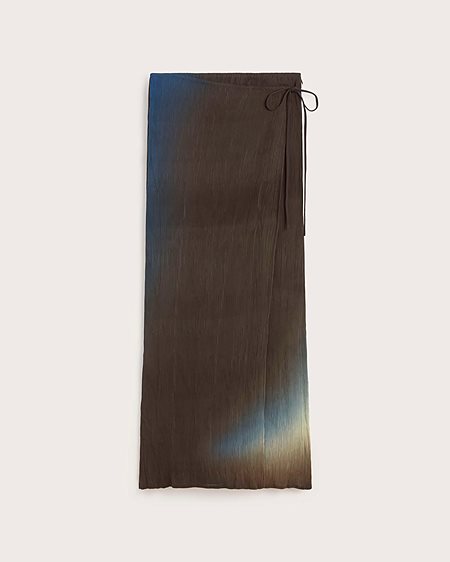 Long Skirt Pauline Glass Pleated Brown from Shop Like You Give a Damn