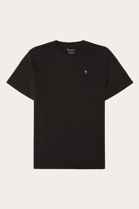 KnowledgeCotton Apparel: T-Shirt Badge Regular Chocolate Torte KnowledgeCotton Apparel: T-Shirt Badge Regular Chocolate Torte