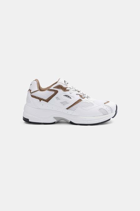 MoEa: Sneaker Rush White & Brown Palm