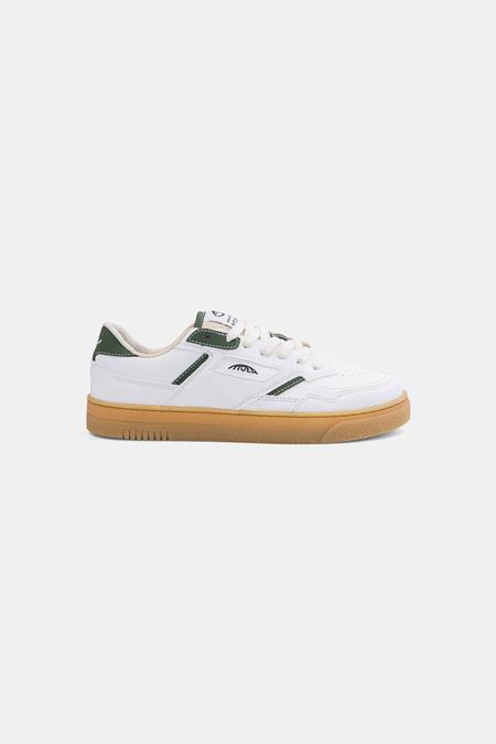 MoEa: Sneakers Origin Low Bianche E Verdi Mela