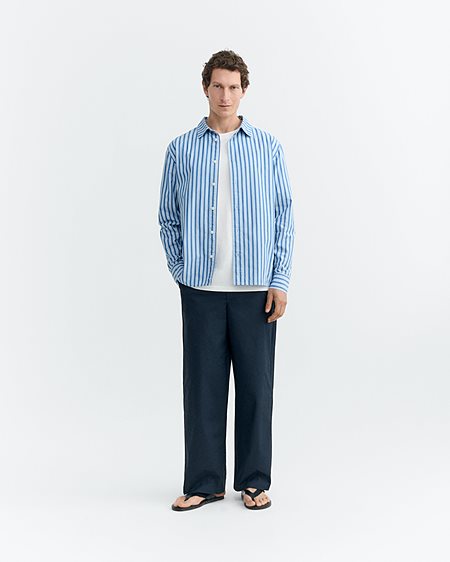 Pants Relaxed Marc Suit Navy from Shop Like You Give a Damn