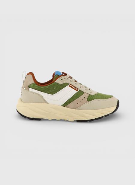 Sneakers Pongo Epsom Olijfgroen