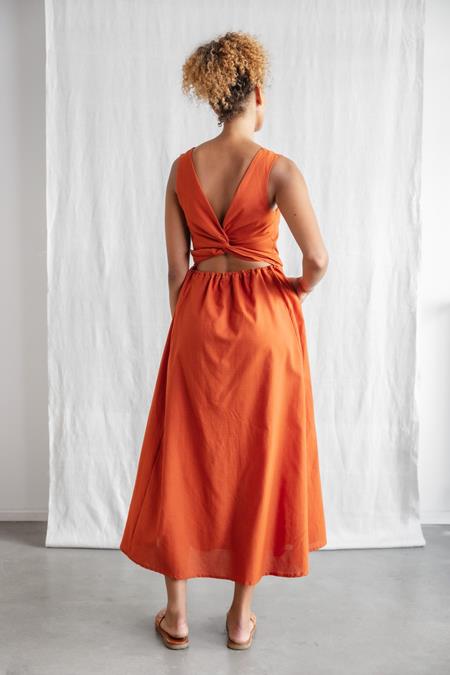 Jyoti Fair Works: Kleid Khushi Terracotta Jyoti Fair Works: Kleid Khushi Terracotta