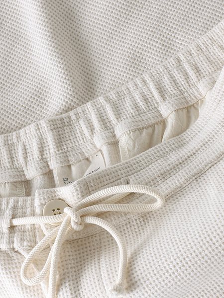 Shorts Ash Comfort Waffle Egret White from Shop Like You Give a Damn
