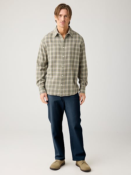 Jeans Flint Wide Twill Total Eclipse from Shop Like You Give a Damn