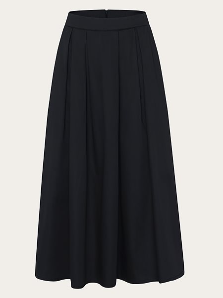 Skirt Satin Pleat Black Jet via Shop Like You Give a Damn