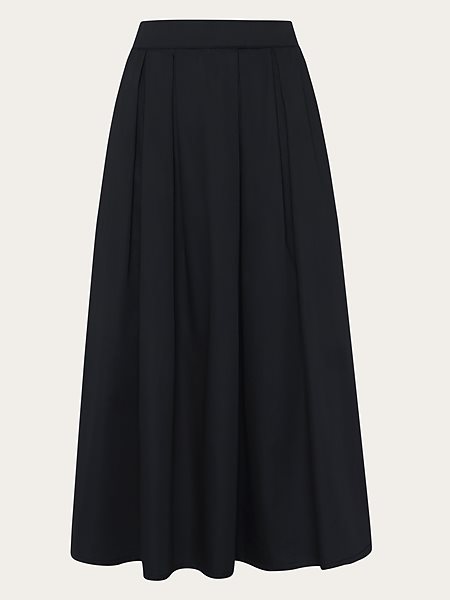 Skirt Satin Pleat Black Jet from Shop Like You Give a Damn