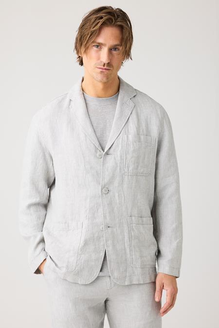 KnowledgeCotton Apparel: Blazer Linen Ul...