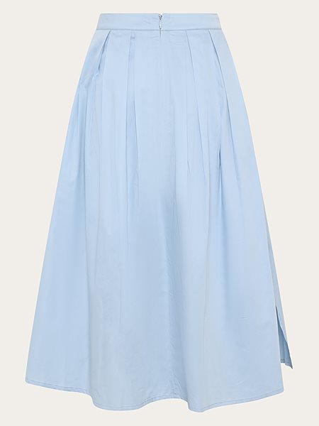 Skirt Satin Pleat Skyway Blue from Shop Like You Give a Damn