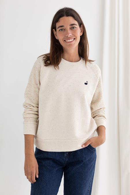 TWOTHIRDS: Sweatshirt Santa Monica Ecru