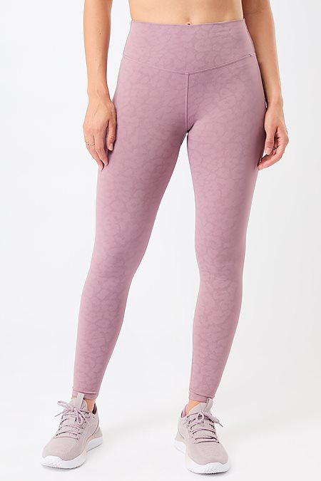 Tights Monoprinted Leo Mauve via Shop Like You Give a Damn
