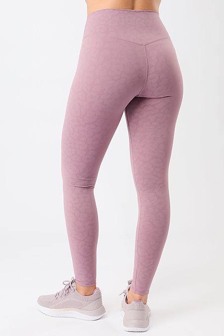 Tights Monoprinted Leo Mauve from Shop Like You Give a Damn