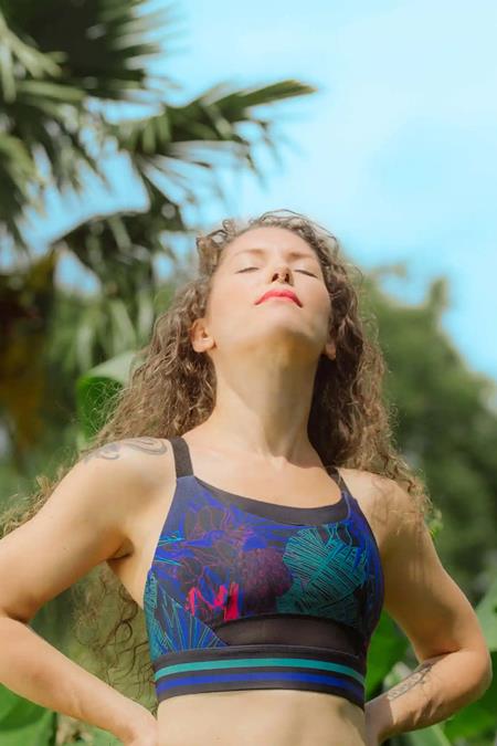 Sportlicher Bh Jungle By Night Grün