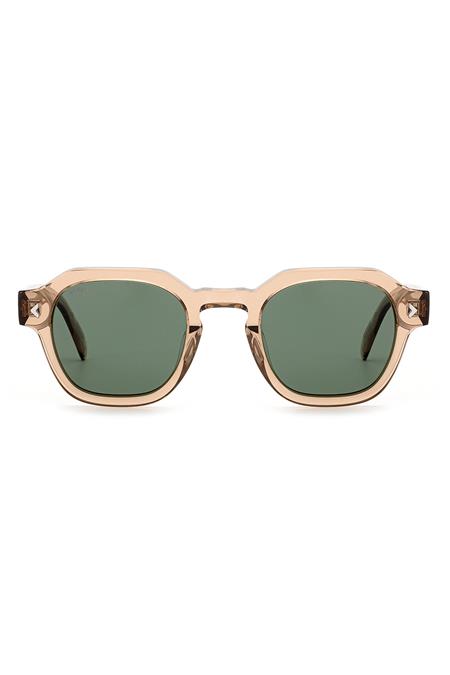 Joplins Sunglasses: Sonnenbrille Lagos Sculpted Square Tea Nude Joplins Sunglasses: Sonnenbrille Lagos Sculpted Square Tea Nude