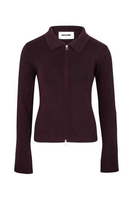 JAN 'N JUNE: Zip Cardigan Ty...