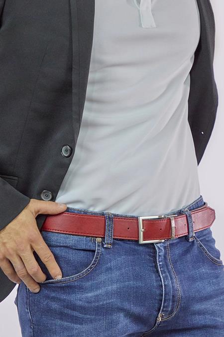 Riem Omkeerbaar Zwart/Rood