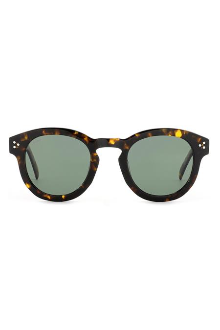 Joplins Sunglasses: Sonnenbrille Ericeira Rund Schildpatt Braun