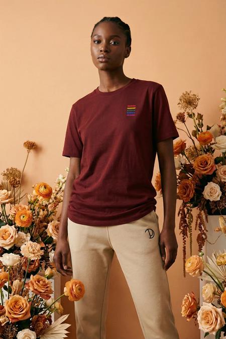 T-Shirt Rainbow Burgundy