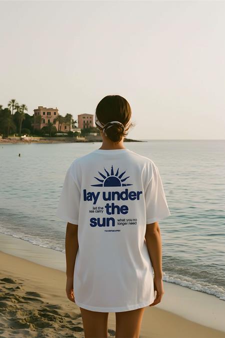 The Refined Spirit: T-Shirt Unisex Lay Under The Sun Wit The Refined Spirit: T-Shirt Unisex Lay Under The Sun Wit
