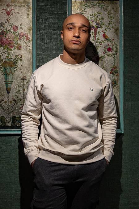 Sweatshirt Just Ecru