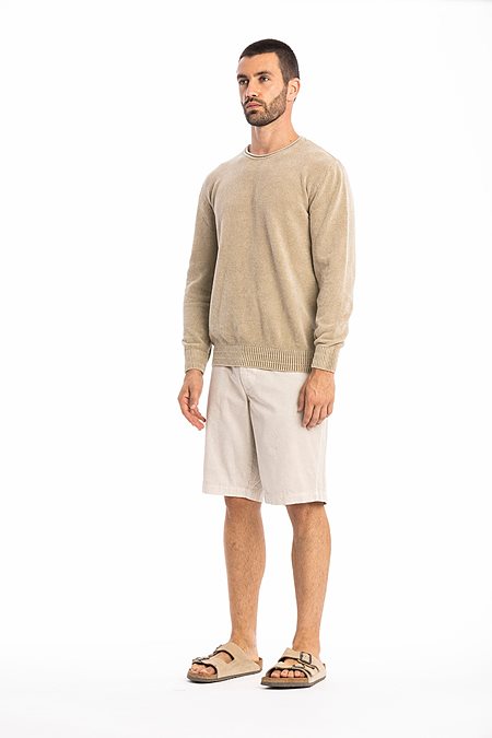 Knit Sweater Keanu Ash Stone from Shop Like You Give a Damn