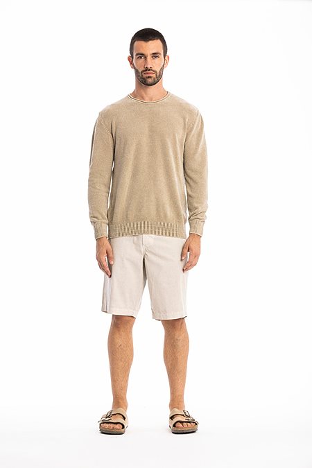 Knit Sweater Keanu Ash Stone from Shop Like You Give a Damn