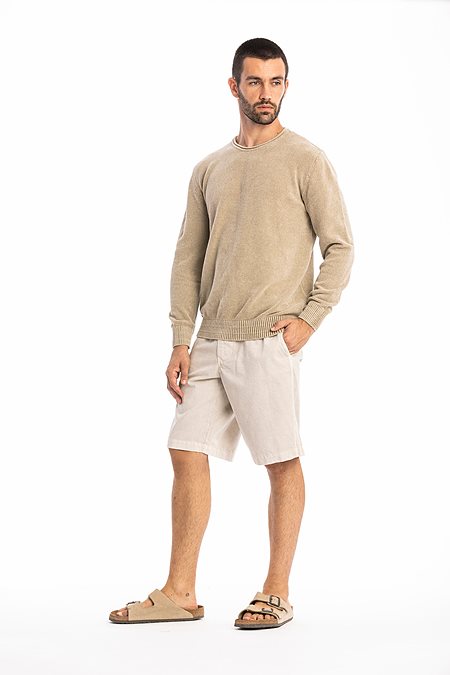 Knit Sweater Keanu Ash Stone from Shop Like You Give a Damn