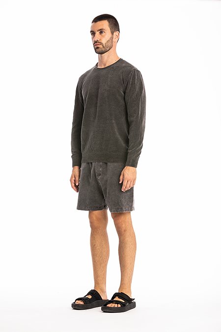Knit Sweater Keanu Anthracite from Shop Like You Give a Damn