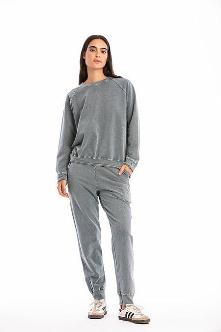Sweatshirt Ona Faded Blue from Shop Like You Give a Damn
