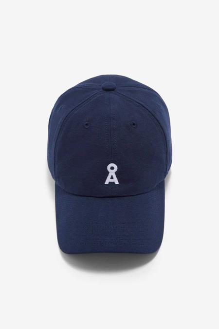 ARMEDANGELS: Cap Yenaas Bold Donkerblauw